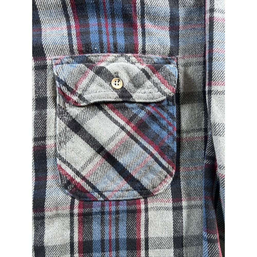 Vintage‎ Mighty Mac Board Shirt Mens XL Heavyweight Flannel Made in USA 80s - Picture 4 of 6